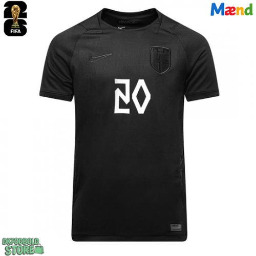 Norge Antonio Nusa #20 Replika Udebanetrøje VM 2026 Kortærmet